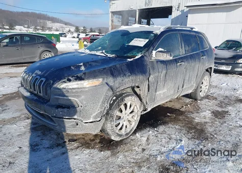 2015 Jeep Cherokee Limited z USA, uszkodzony, nr VIN 1C4PJMDB7FW736230